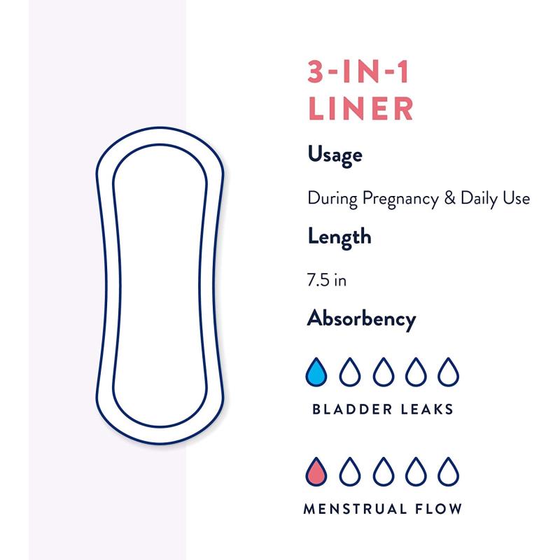 Prevail Incognito Liner for Menstrual and Bladder Leaks