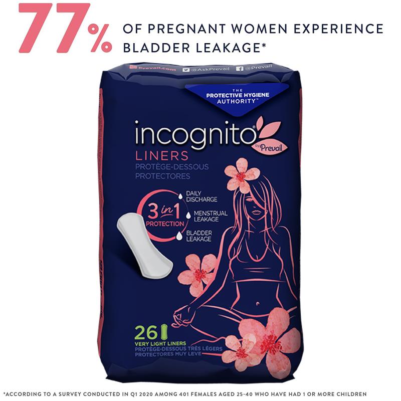 Prevail Incognito Liner for Menstrual and Bladder Leaks