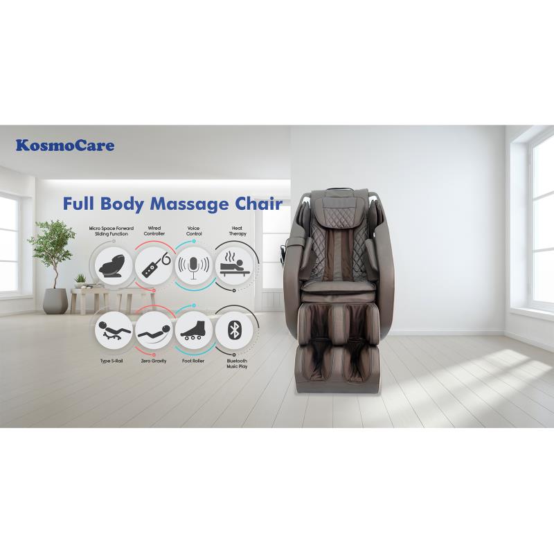 KosmoCare Zero Gravity Massage Chair with 4 massage rollers and heating system