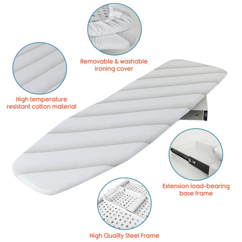 KosmoCare Pull Out Foldable Ironing Board