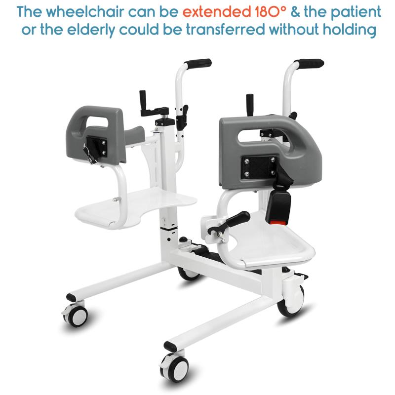 KosmoCare Patient Lift & Transfer Wheelchair For Bedridden Patient (RC –