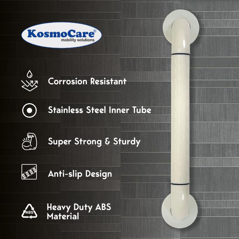 KosmoCare Stainless Steel Grab Bar with Anti-Slip Nylon Grip