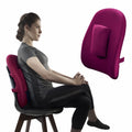 ORTH. BACK SUPPORT -  MAROON