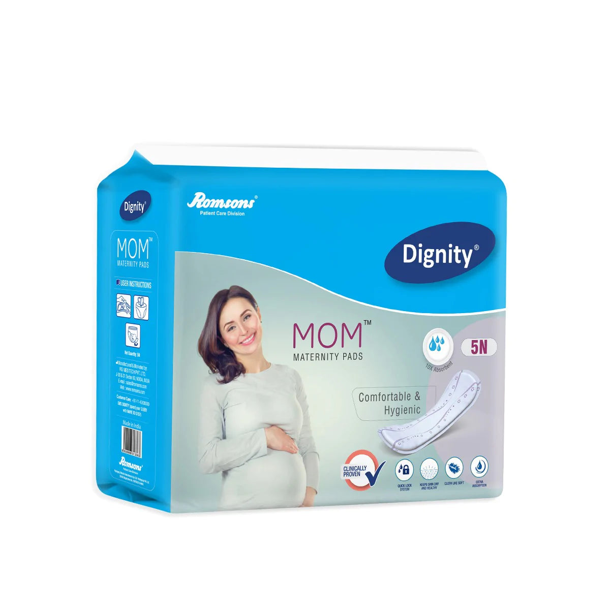 Dignity Mom Maternity Pads (5 Pcs/Pack)