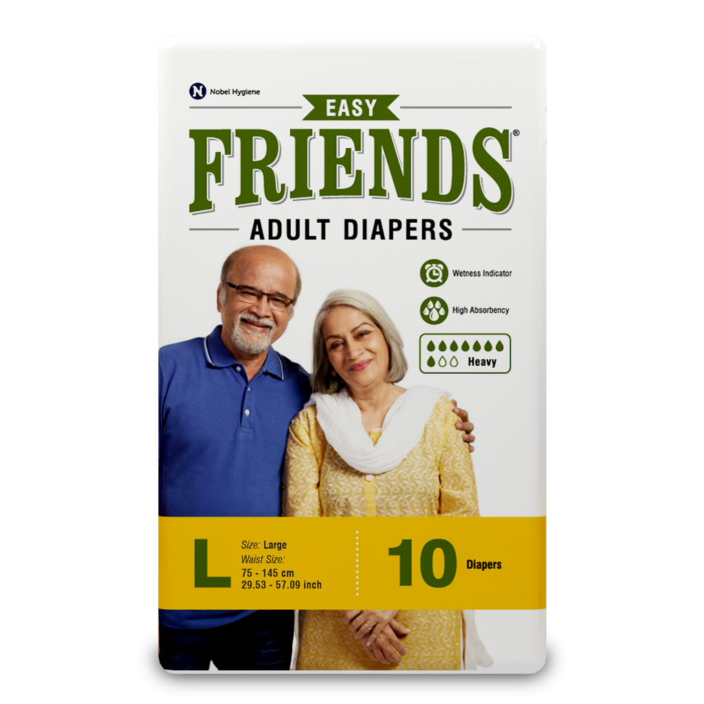 FRIENDS ADULT DIAPERS EASY 10's × 12 Case