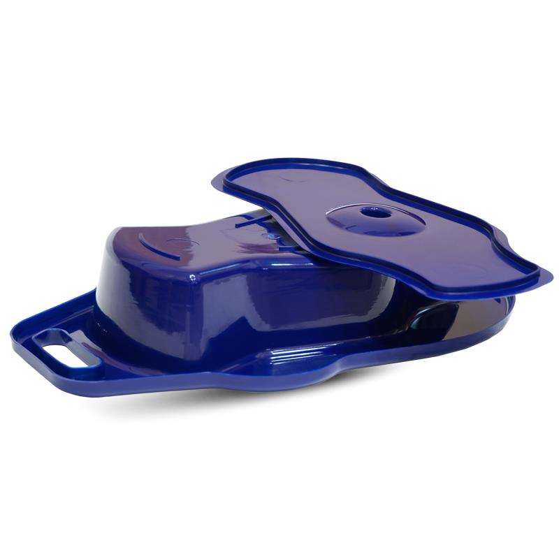 KosmoCare Bed Pan with Lid and Built-in Handle