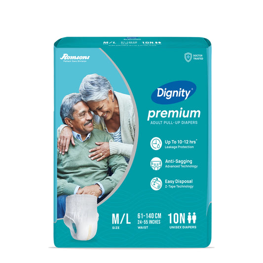 Dignity Premium Pull Up Adult Diapers (10 Pcs/Pack)