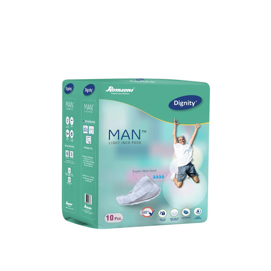 Dignity Man Light Incontinence Pads (10 Pcs/Pack)