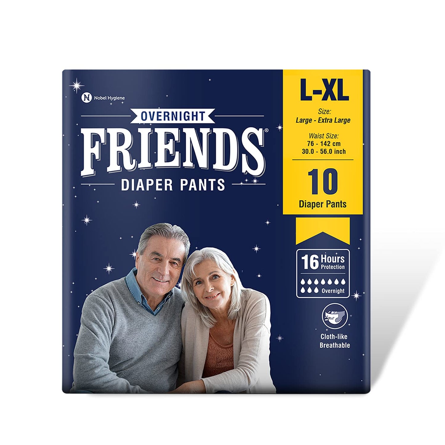 FRIENDS ADULT DRY PANTS OVERNIGHT 10'S X 8 C (MFG)