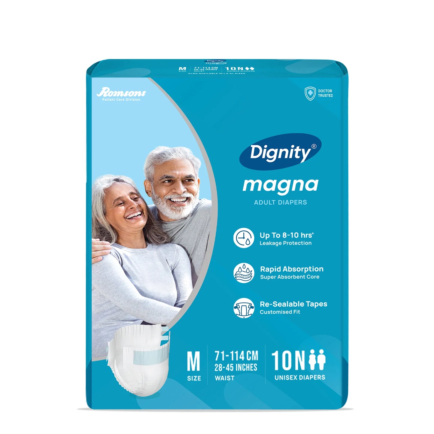 Dignity Magna Adult Diapers (10 Pcs/Pack)