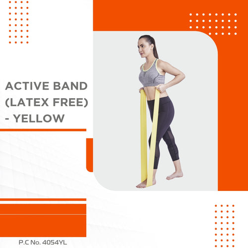 "ACTIVEBAND PHYSICAL RESISTANCE LATEX FREE BAND - YELLOW 150CMS"