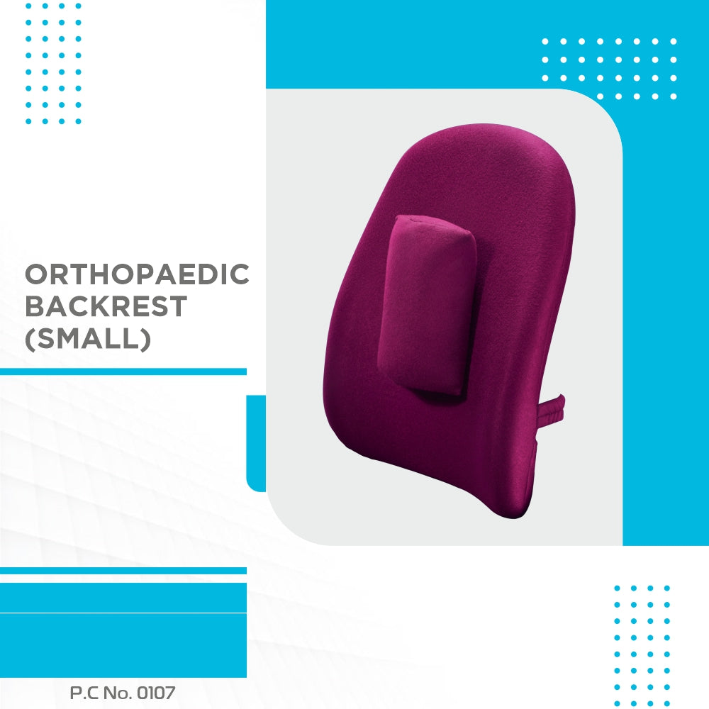 ORTH. BACK SUPPORT -  MAROON