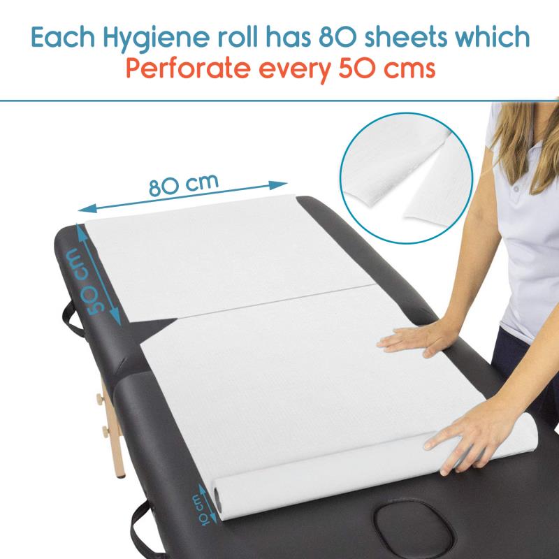 Hygiene Protective Sheet (80 x 50 cms) - 80 sheets per roll
