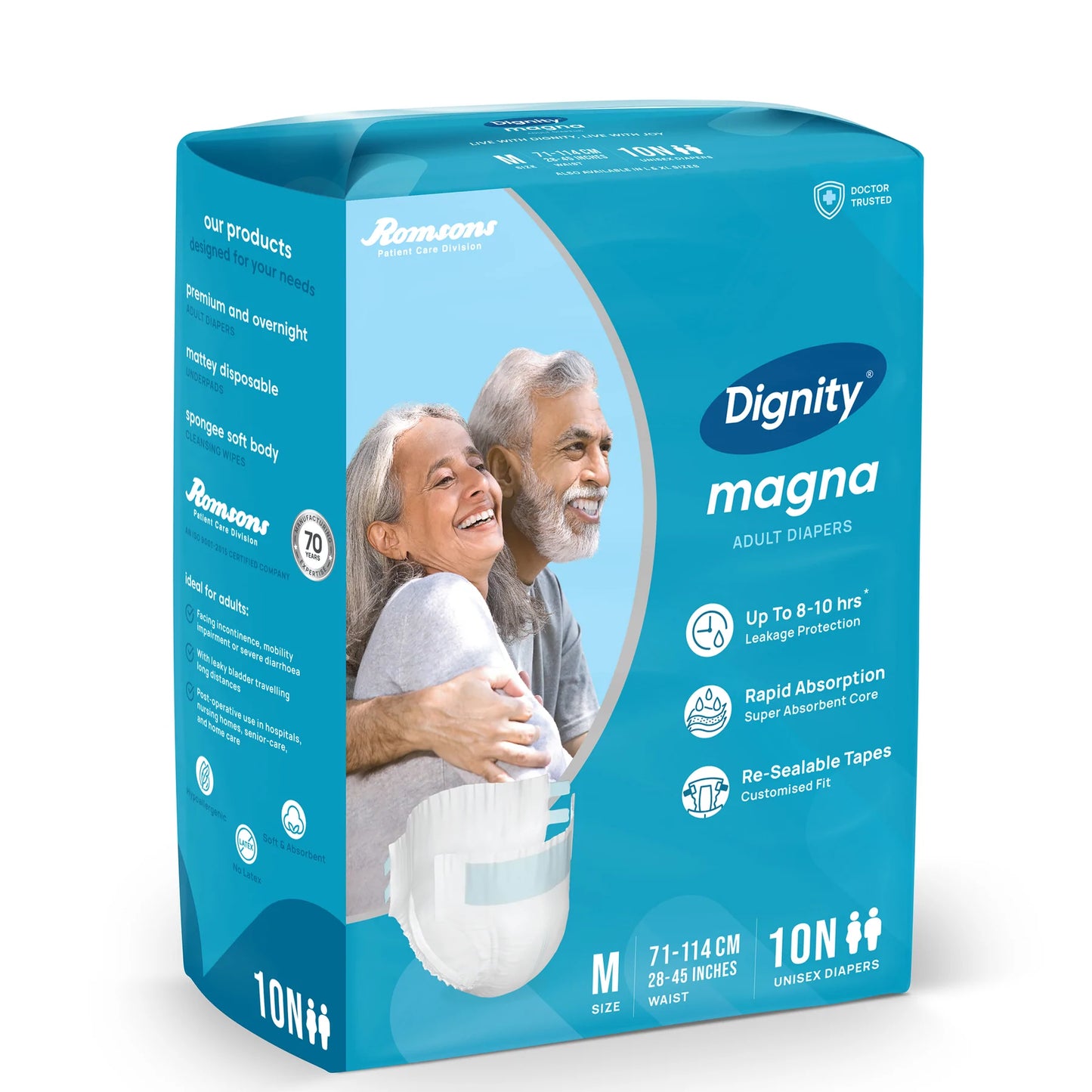 Dignity Magna Adult Diapers (10 Pcs/Pack)