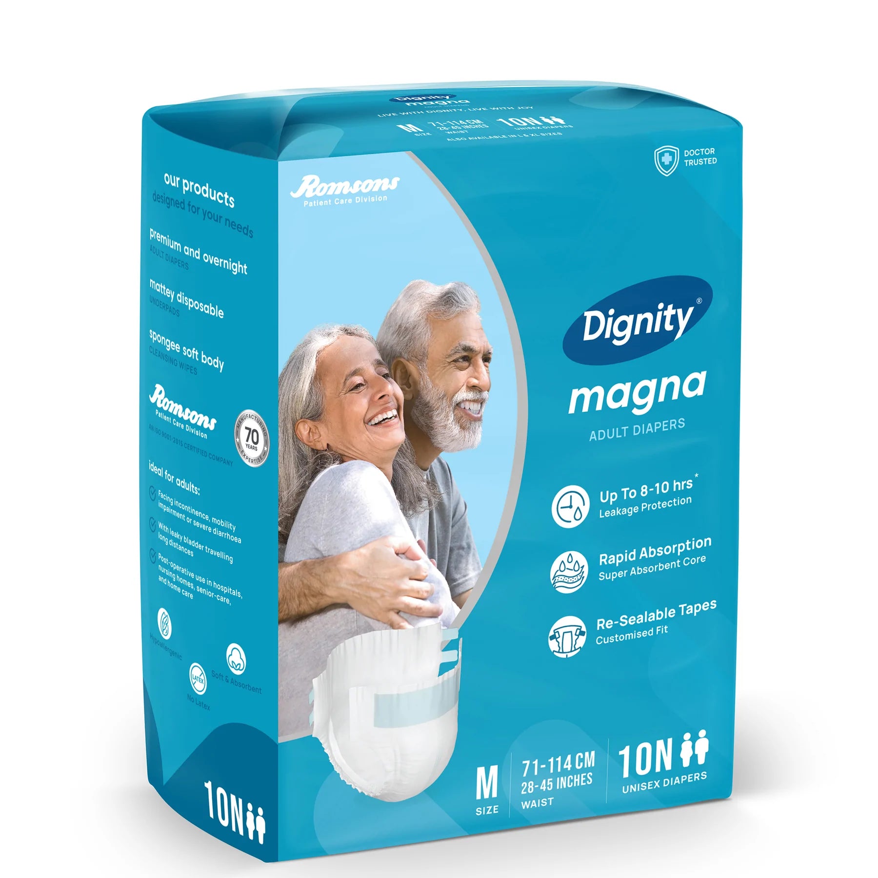 Dignity Magna Adult Diapers (10 Pcs/Pack)