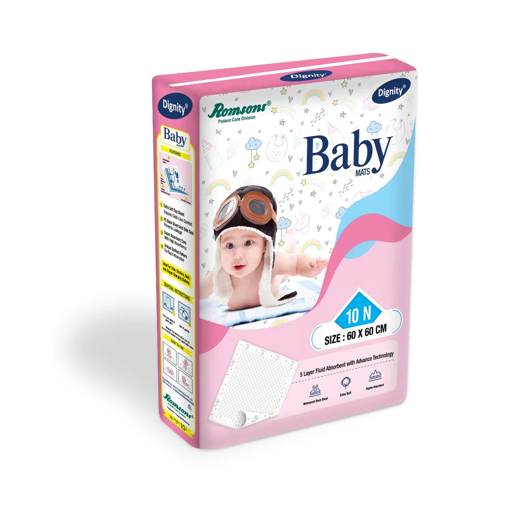 Dignity Disposable Baby Changing Mats (10 pcs/Pack)