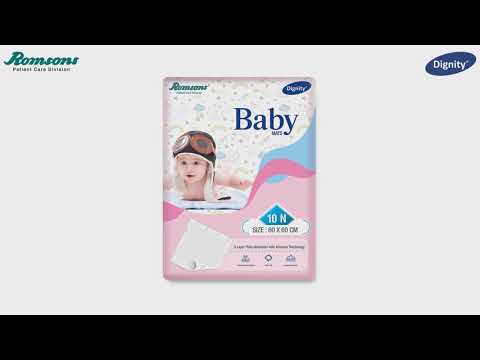 Dignity Disposable Baby Changing Mats (10 pcs/Pack)