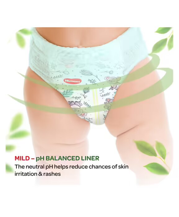 Huggies Premium Nature Care Pants Large Size Diapers - 52 Pieces