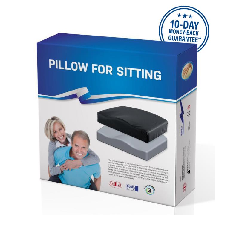 Memory Foam Seating Pillow BLUE LINE-AT03006
