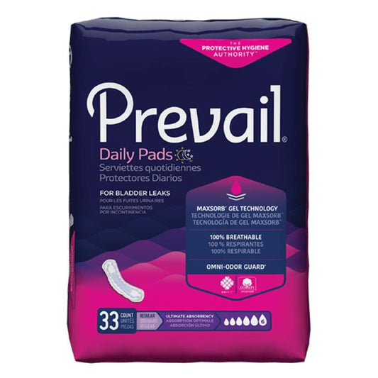 Prevail Pads - ULTIMATE Absorbency (For Women) - 33 Counts