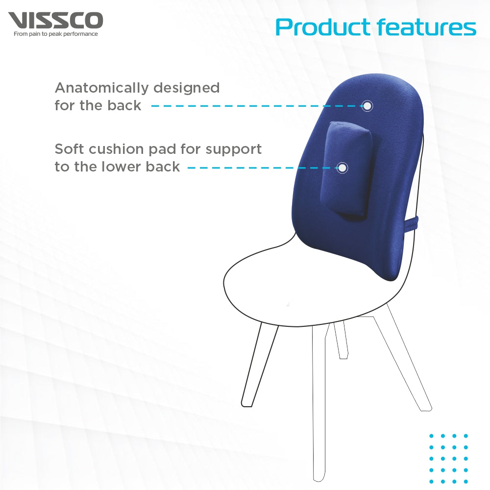 ORTH. BACK SUPPORT -  BLUE