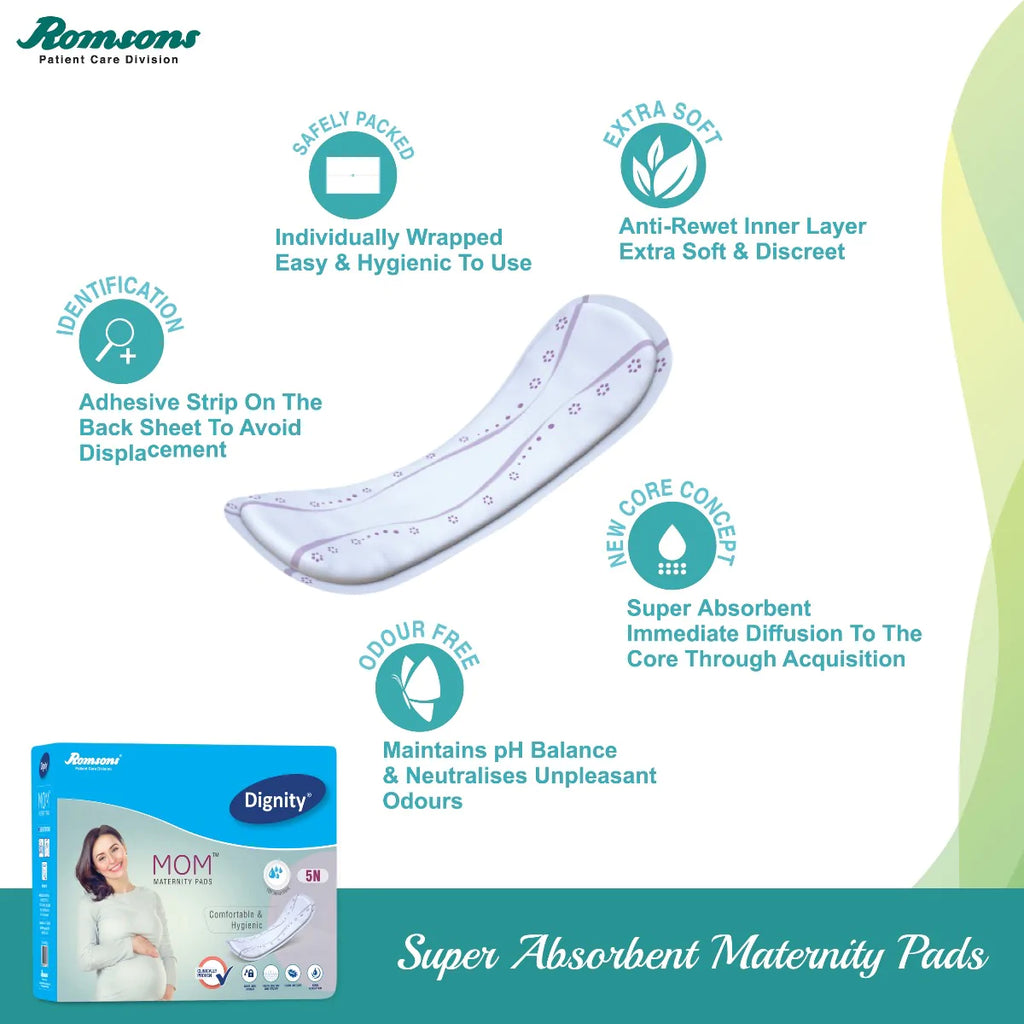 Dignity Mom Maternity Pads (5 Pcs/Pack)
