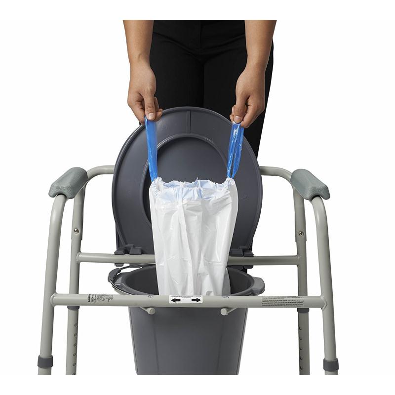 KosmoCare Disposable Bedside Commode Pail Liners - 24 liners