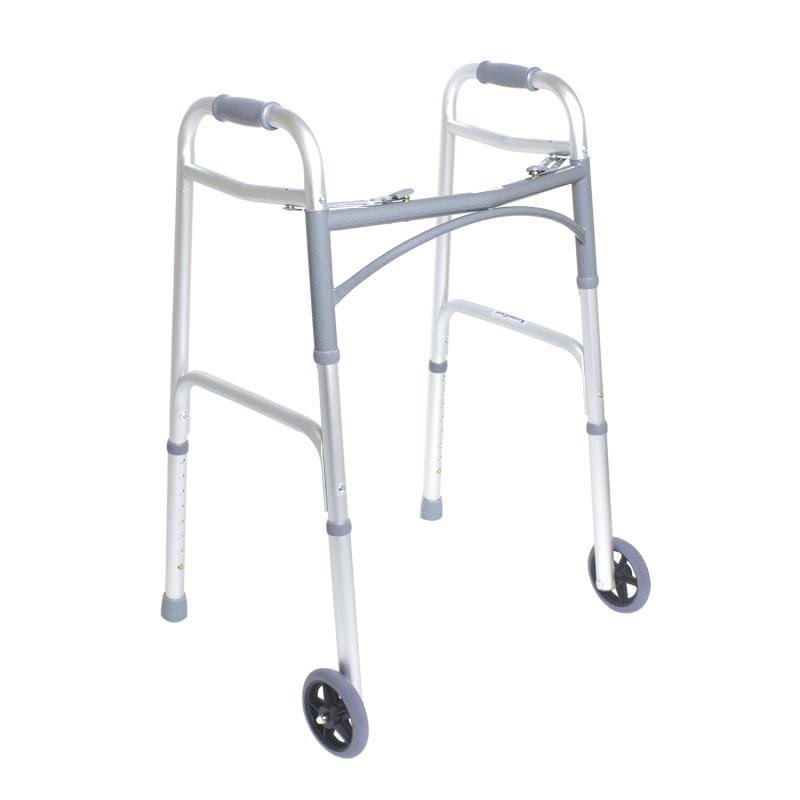 KosmoCare Deluxe Folding Walker with 5" castors (RX204)