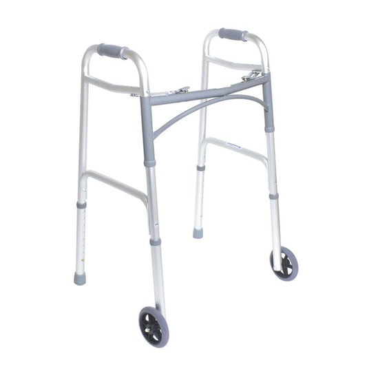 KosmoCare Deluxe Folding Walker with 5" castors (RX204)