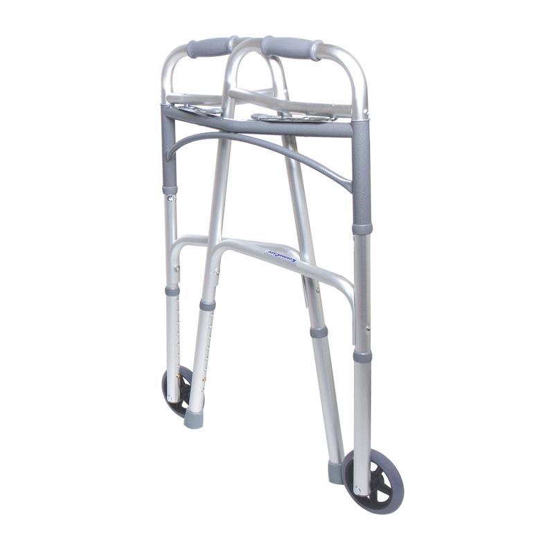 KosmoCare Deluxe Folding Walker with 5" castors (RX204)
