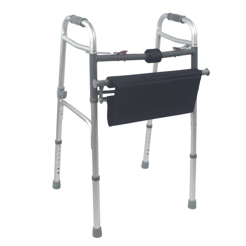 KosmoCare Height adjustable Folding Walker with Seat (RX208)