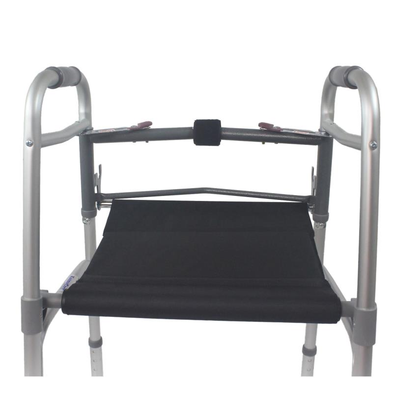 KosmoCare Height adjustable Folding Walker with Seat (RX208)