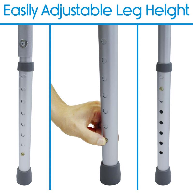 KosmoCare Reciprocal Height Adjustable Folding Walker (RX207)