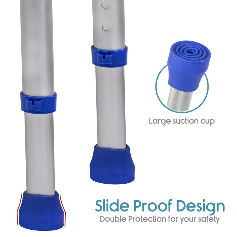 KosmoCare Swivel Shower Stool with Storage Tray (RX113)