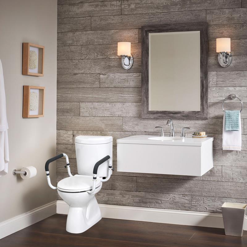 KosmoCare Compact Toilet Safety Rails - Steel