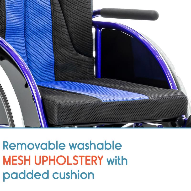 KosmoCare Wheelchair Active Series I - Blue (RCS501/RCS502)