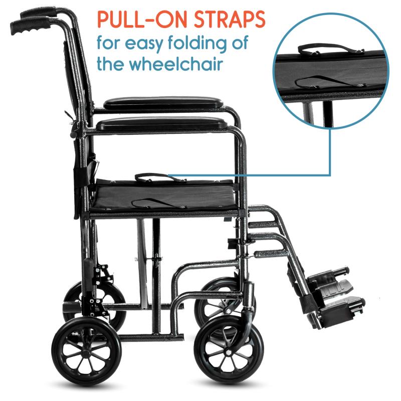 KosmoCare Tranz Wheelchair (Compact Seat : 37 cms)(RCT102)