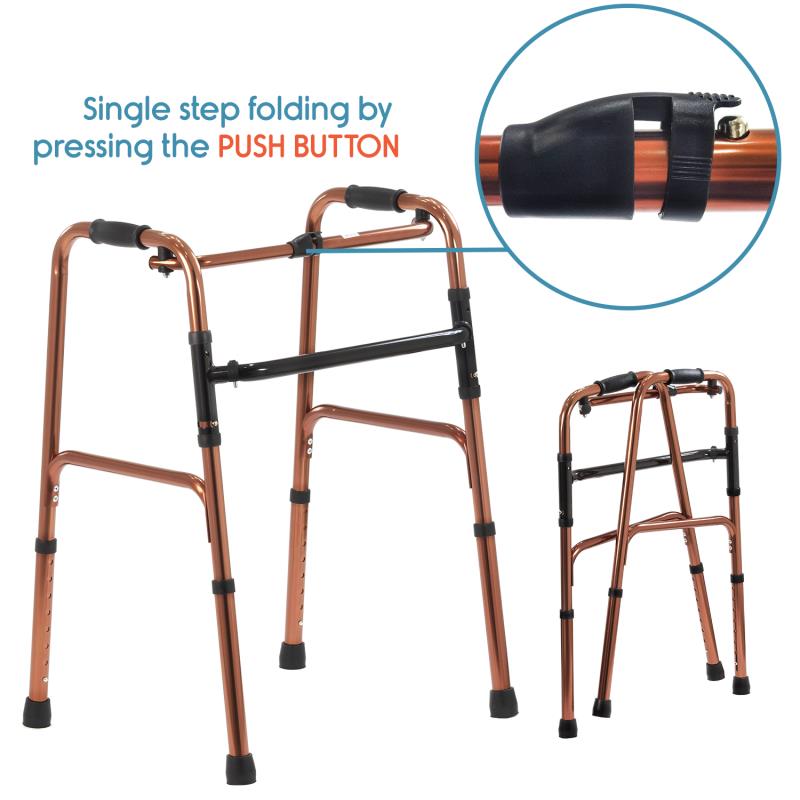 KosmoCare Reciprocal Folding Walker (RX201)