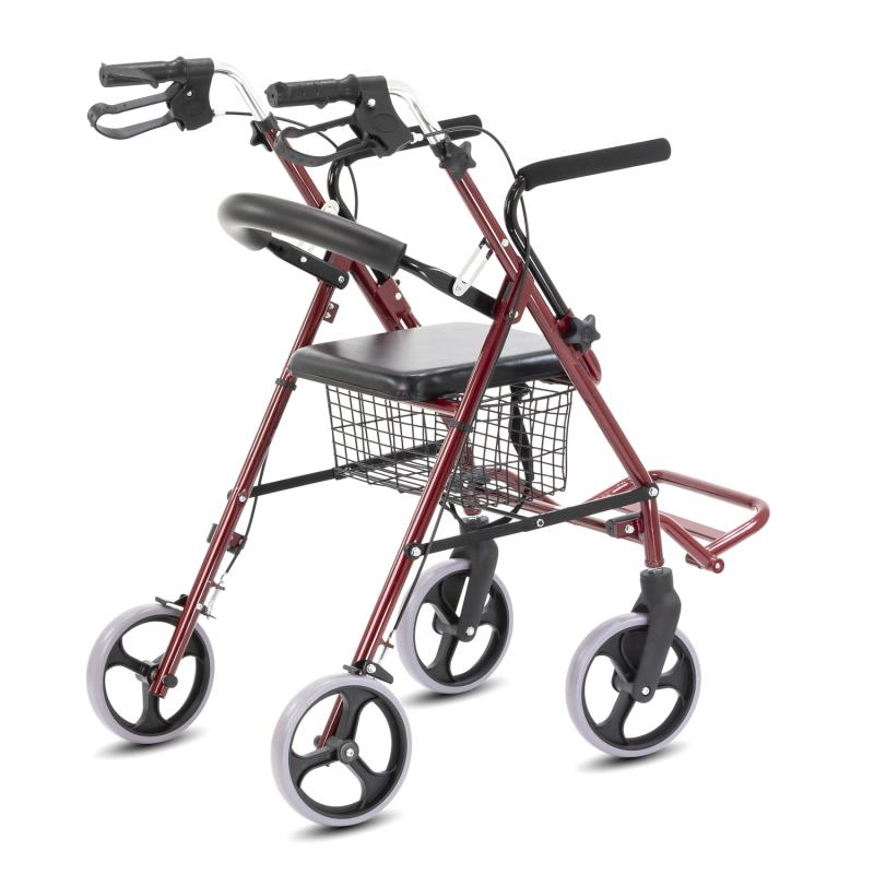 KosmoCare Rollator Walker with Footrest (RX408)