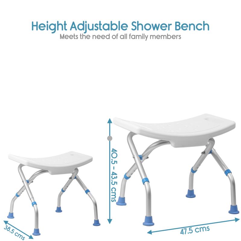 KosmoCare Folding Shower Bench (RX103)