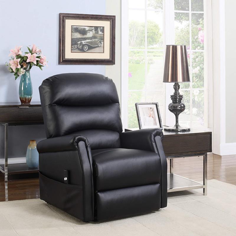 KosmoCare Electric Plush Micro Leather Power Lift Recliner Living Room Chair