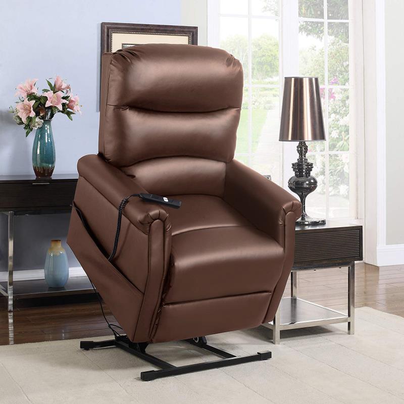 KosmoCare Electric Plush Micro Leather Power Lift Recliner Living Room Chair
