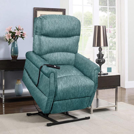 KosmoCare Electric Plush Power Lift Recliner Living Room Chair - Color Teal