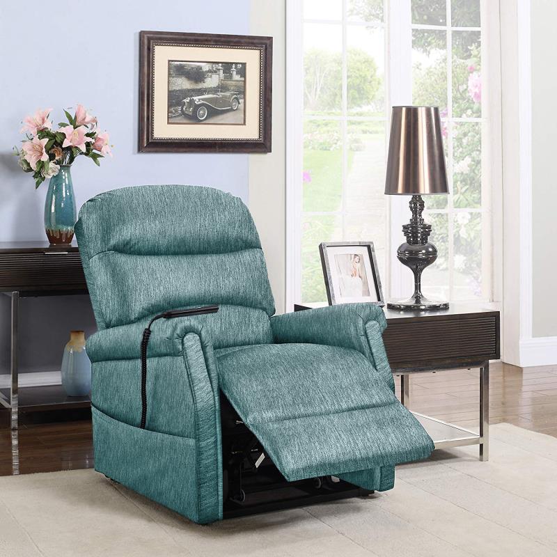 KosmoCare Electric Plush Power Lift Recliner Living Room Chair - Color Teal