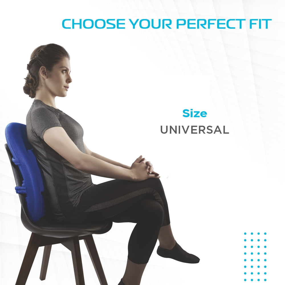 ORTH. BACK SUPPORT -  BLUE