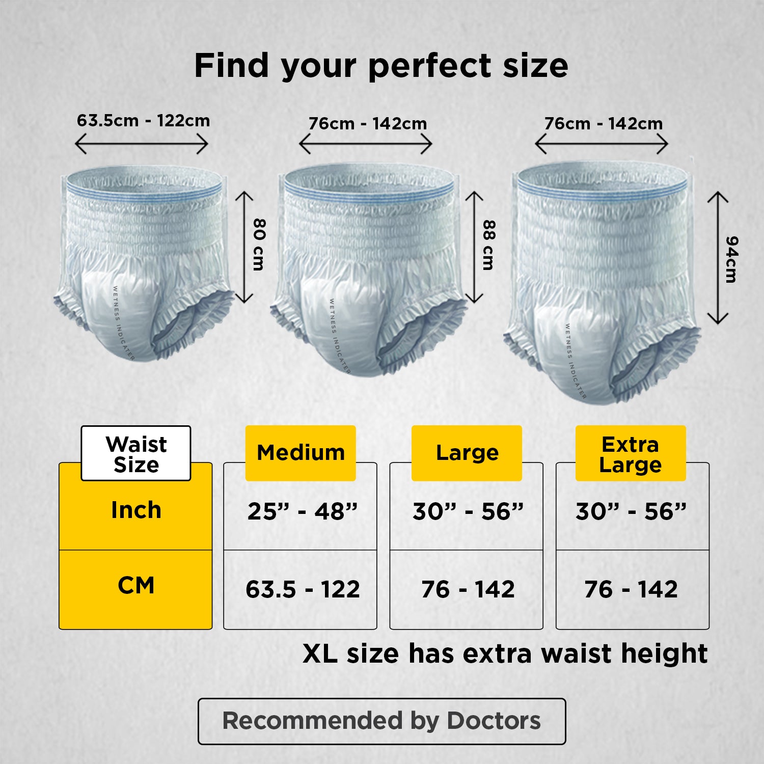 FRIENDS ADULT DRY PANTS CLASSIC 10's X 8 C (MFG)