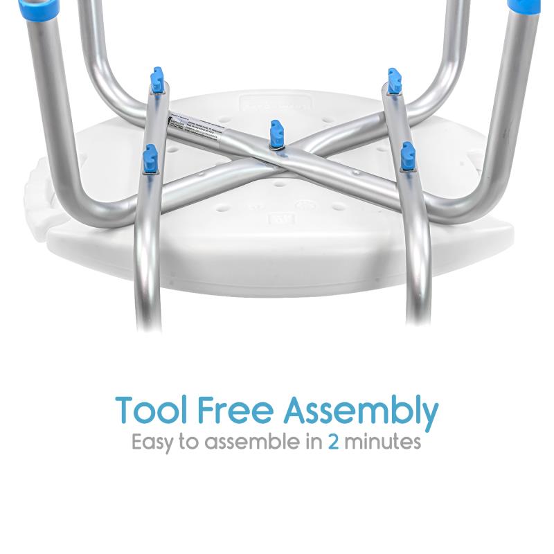KosmoCare Shower bench with back (RX102)