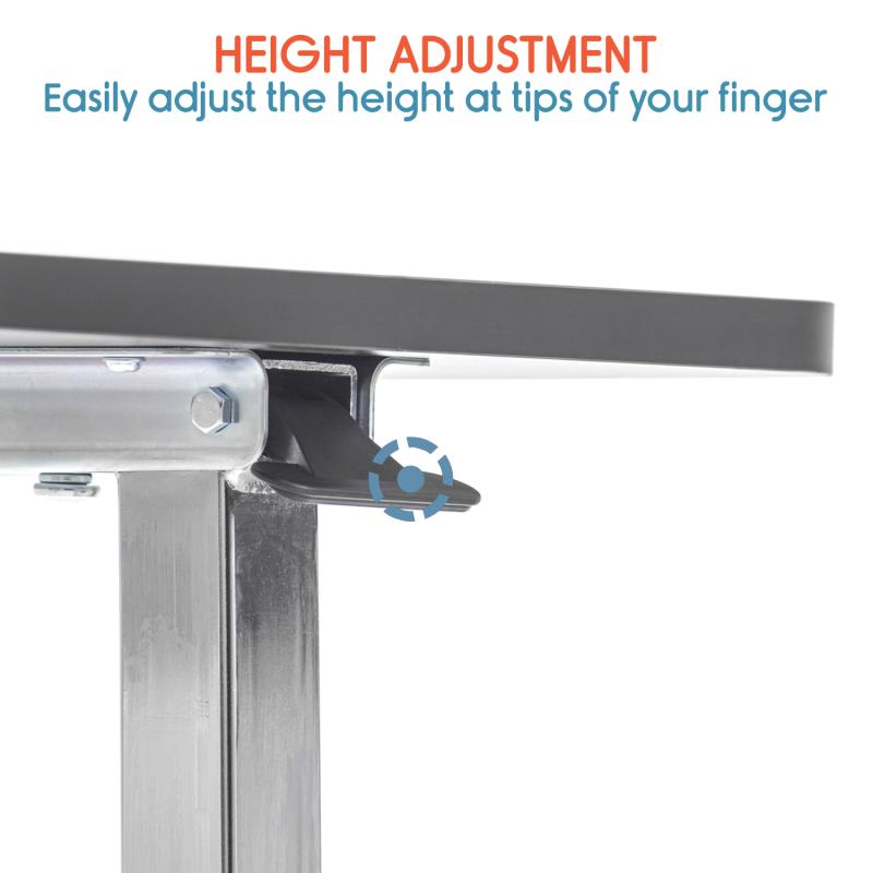 KosmoCare Height Adjustable Bedside Trolley Table