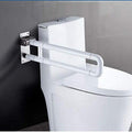 KosmoCare Wall Mounted Flip up Grab Bar Rails with Anti-Slip Nylon Grip - 24 inches