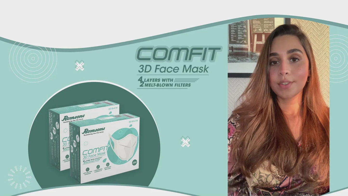 Comfit 3D Face Mask (25 PCS/PACK)